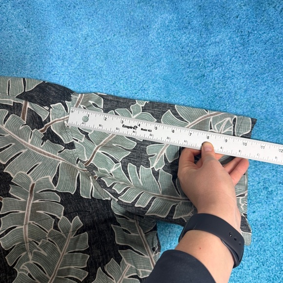 Vintage Cooke Street Shirt Mens Size L Floral Reverse Print Hawaiian Beach - Picture 5 of 16